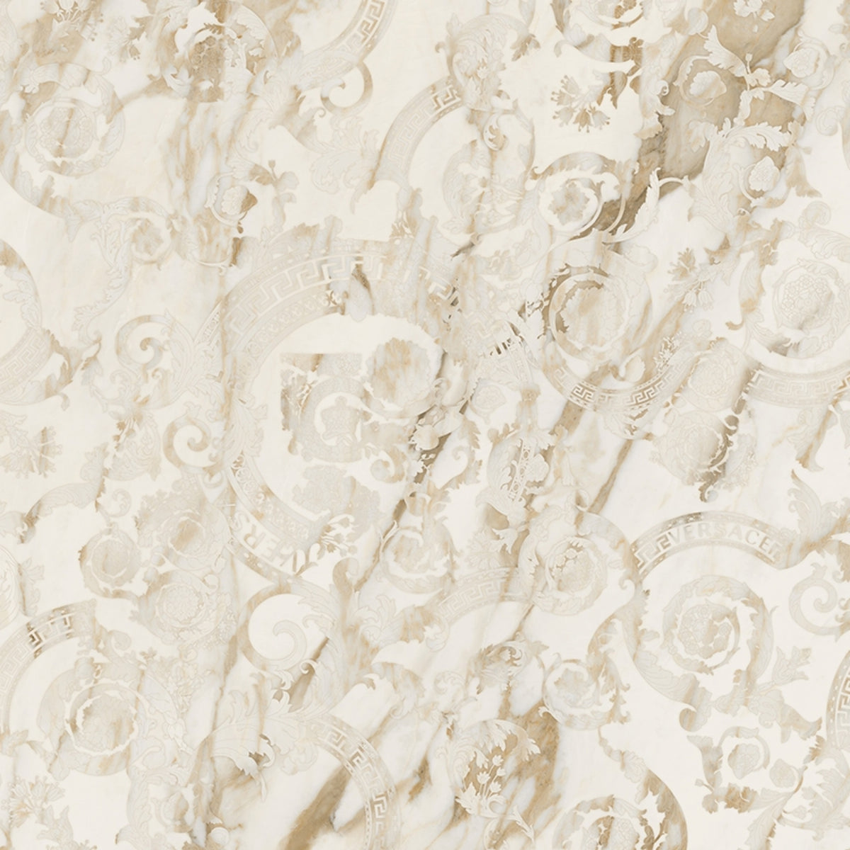 Calacatta Bright Megabarocco Ceramic
