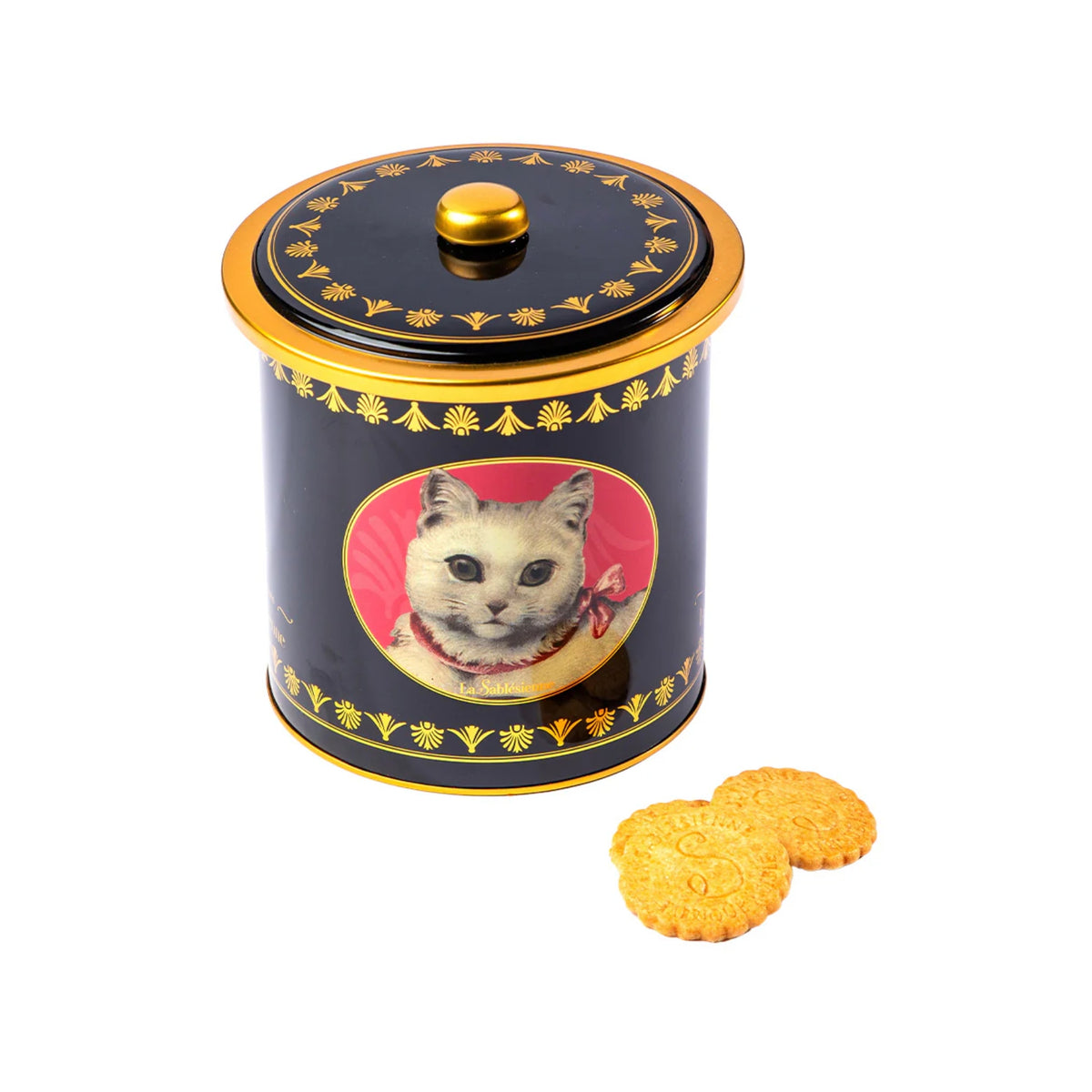 Sablés Boîte Seau Chat Blanc La Sablésienne