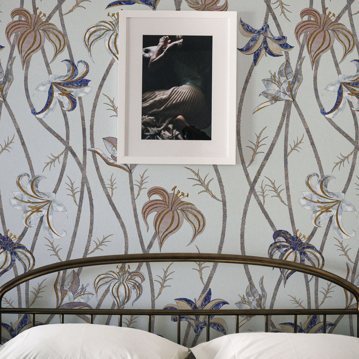 Papier peint Fiori Ghiaccio