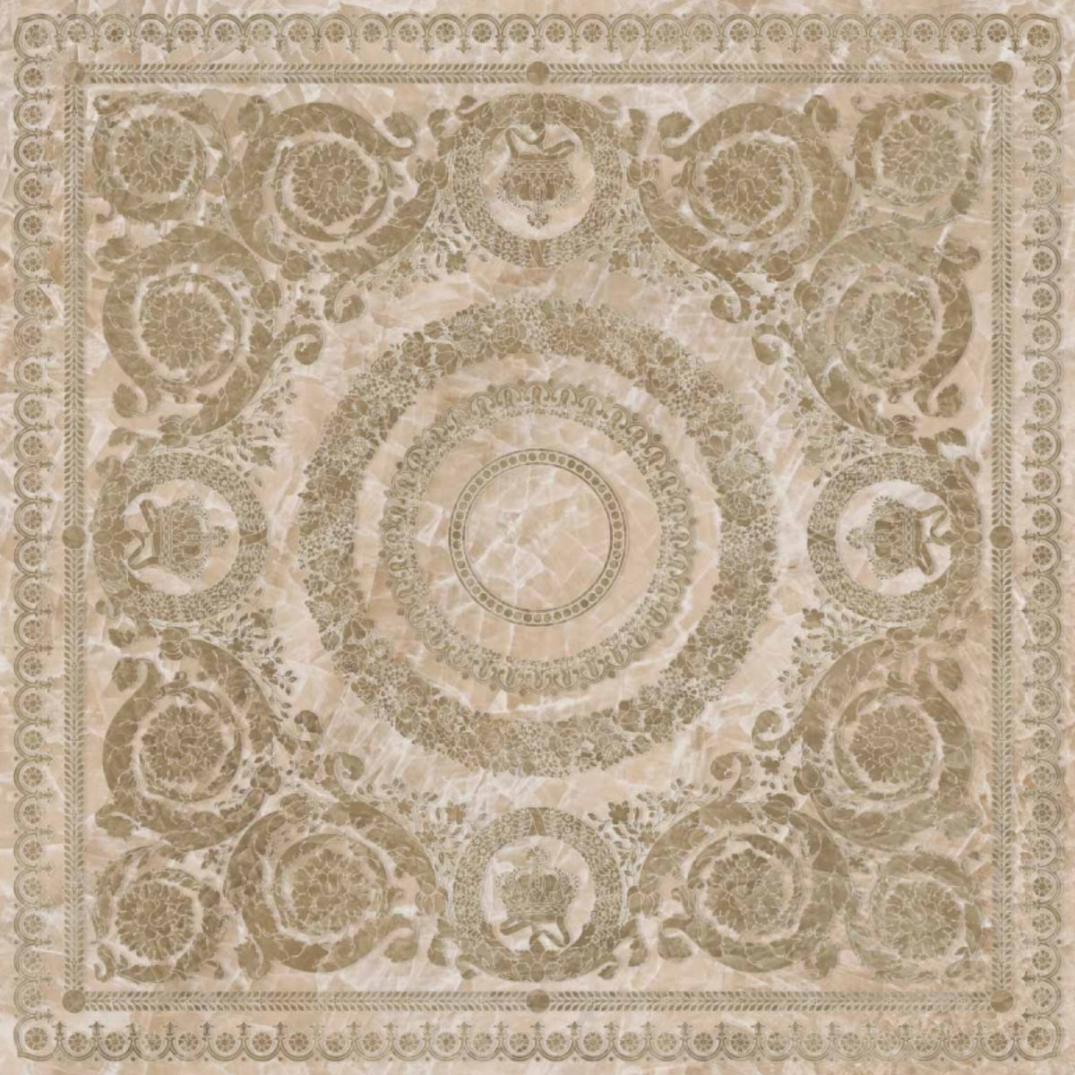 Céramique Foulard Miele Collection Gemstone de Versace Ceramics