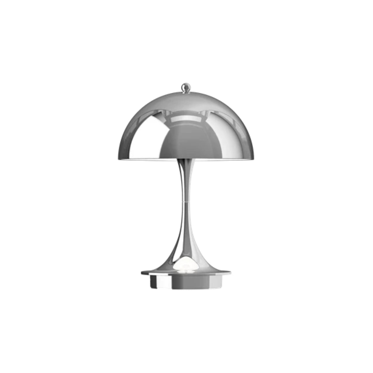 Lampe de table chrome brillant Panthella 160 de Louis Poulsen