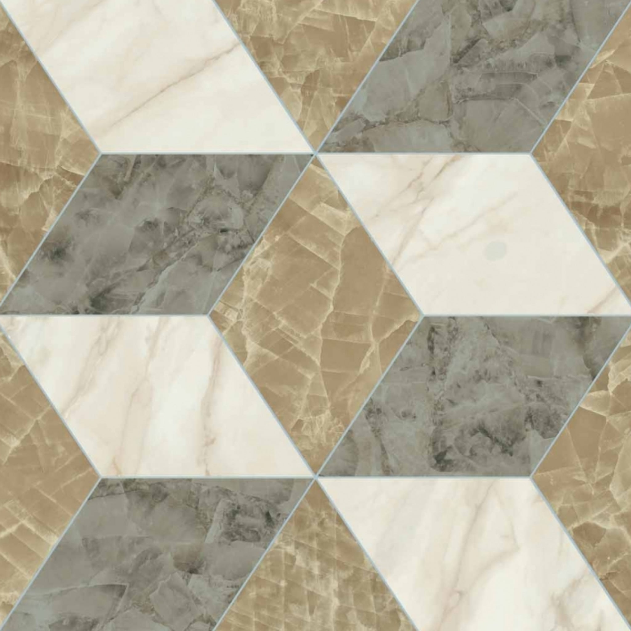 Céramique Tarsia Cubical Avorio de Versace Ceramics