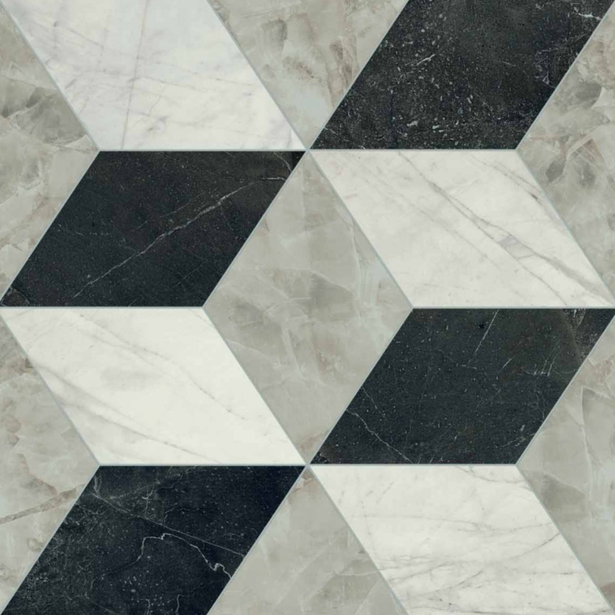 Céramique Tarsia Cubical Nero de Versace Ceramics