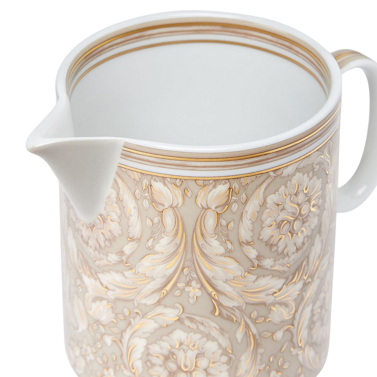 Pot à lait Barocco beige de Versace Home
