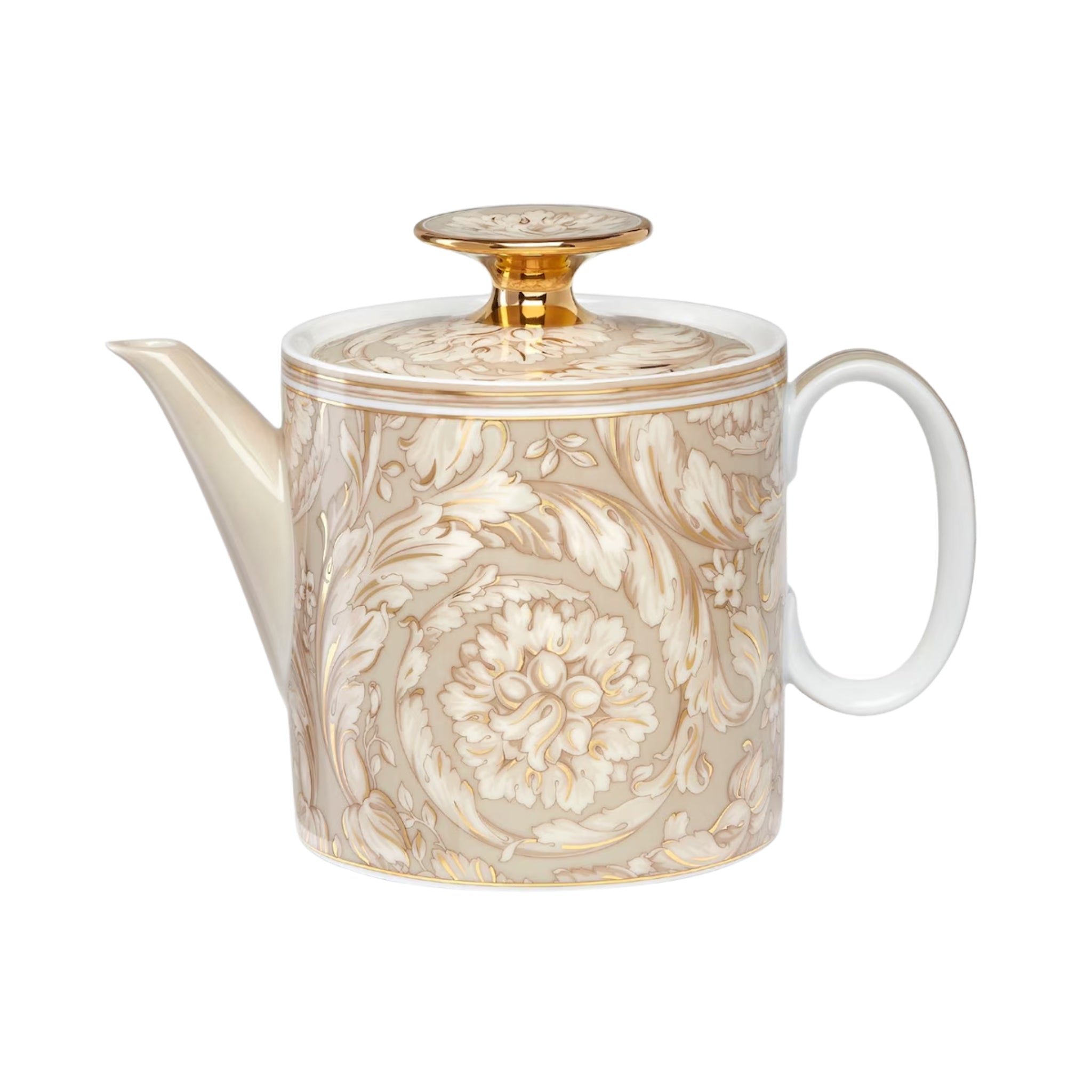 Théière Barocco beige de Versace Home | Maison Territo