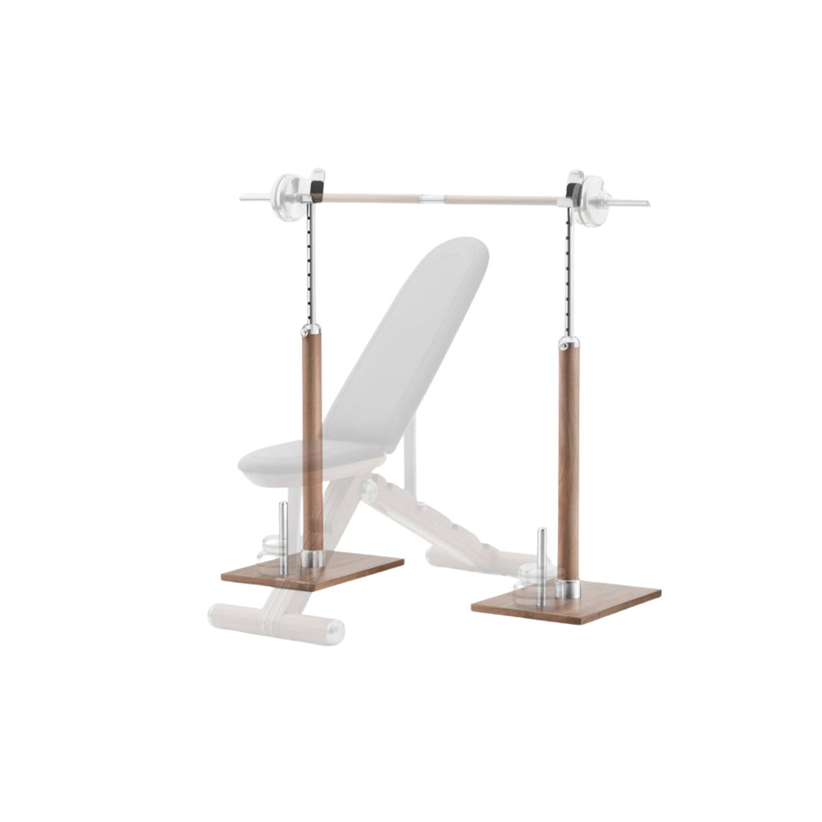 Bystra set™ Ensemble rack de développé couché avec poids de Pent