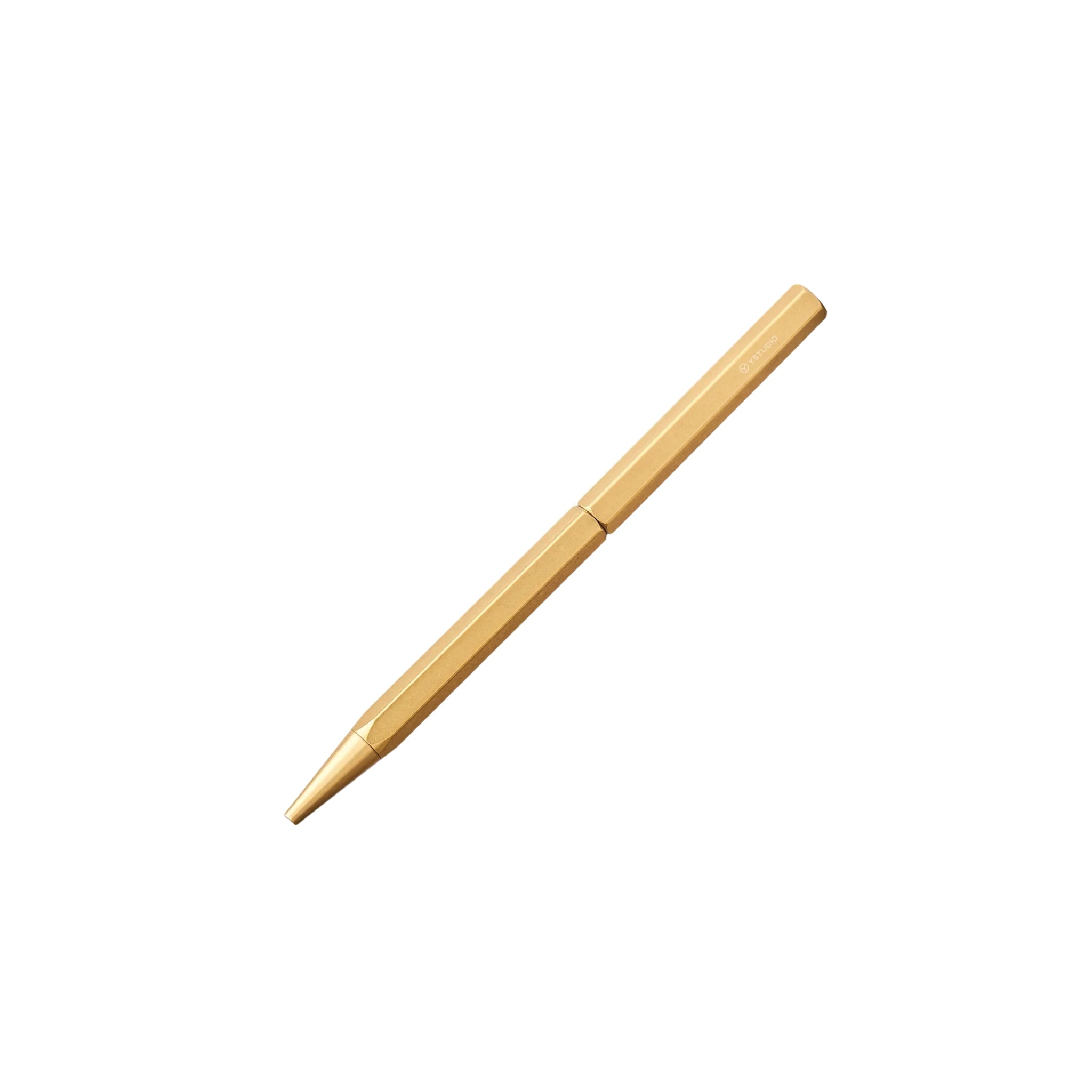 Stylo bille slim Classic Revolve - Brass de YStudio