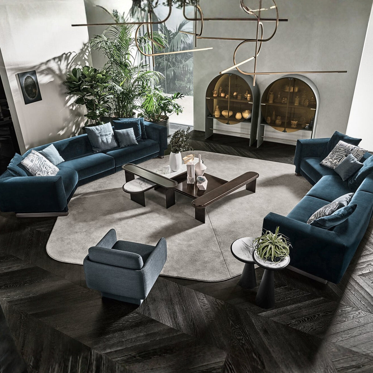 Canapé modulaire Elissa Sectional par Gallotti&Radice