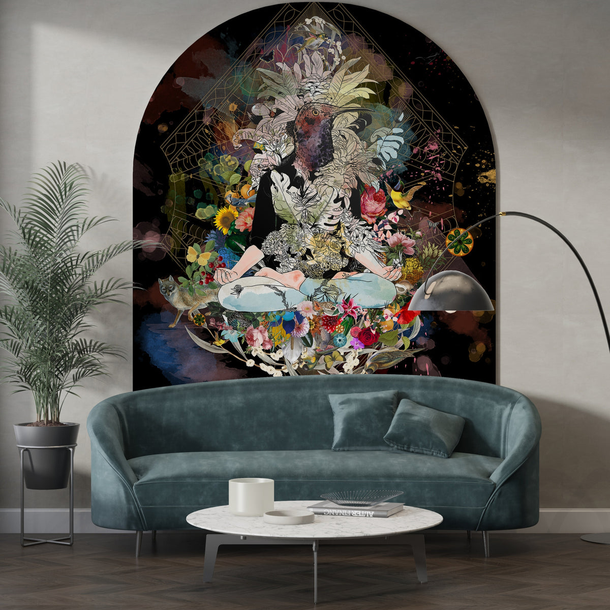 Papier peint Oiseau de nuit de Nomad Design