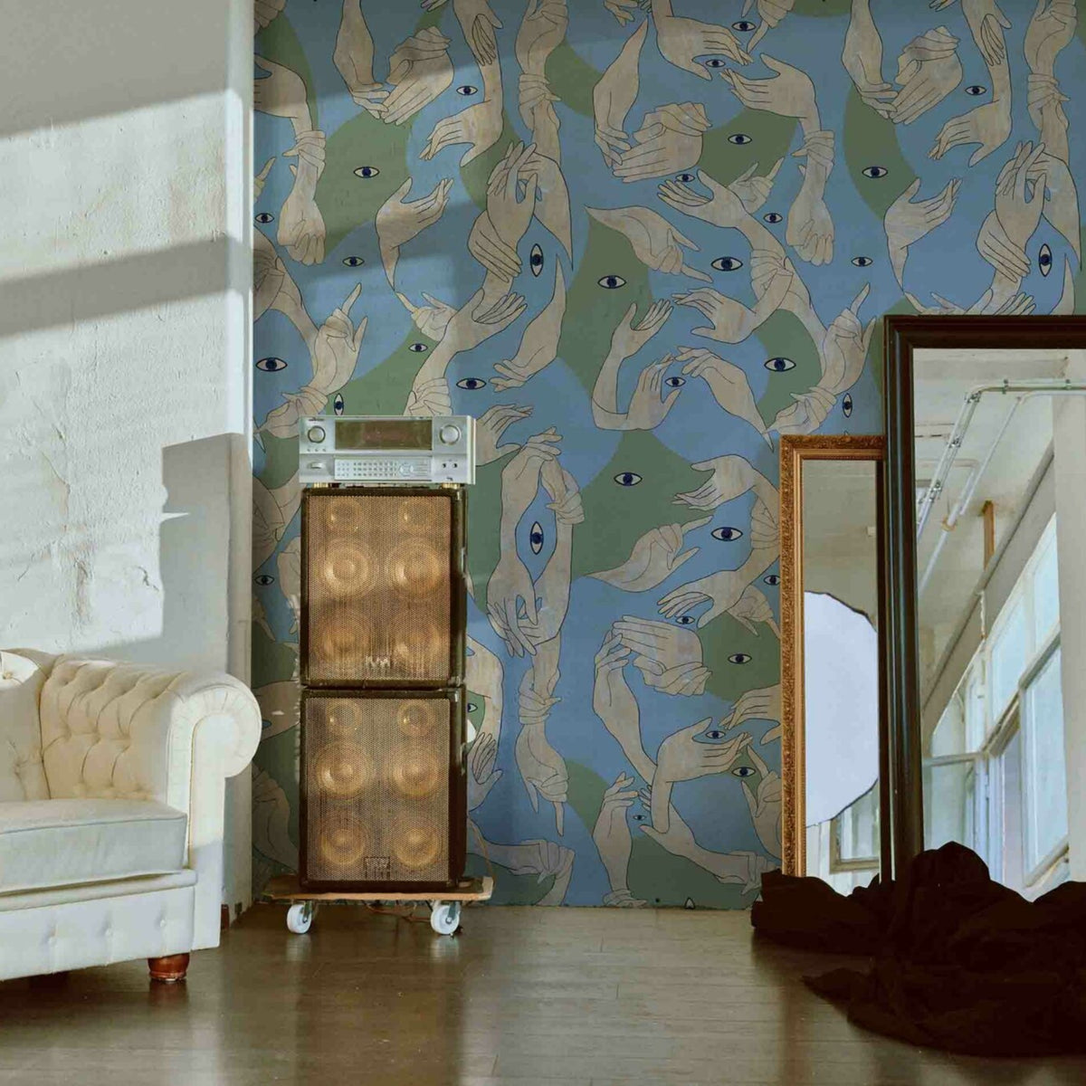 Uno, Nessuno Light Camouflage Wallpape
