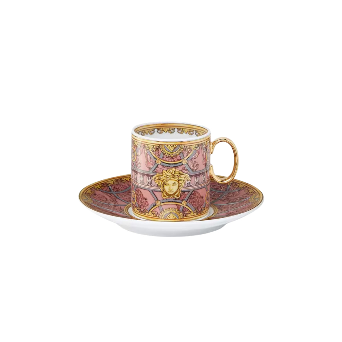 Set de tasse à espresso Scala del Palazzo Rosa de Versace Home