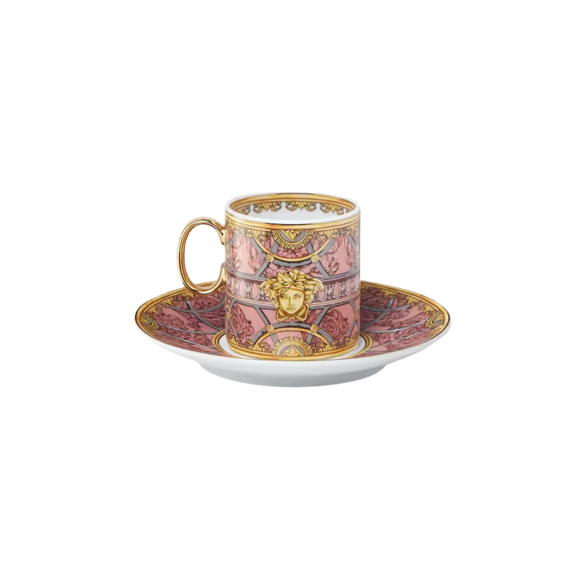 Set de tasse à espresso Scala del Palazzo Rosa de Versace Home