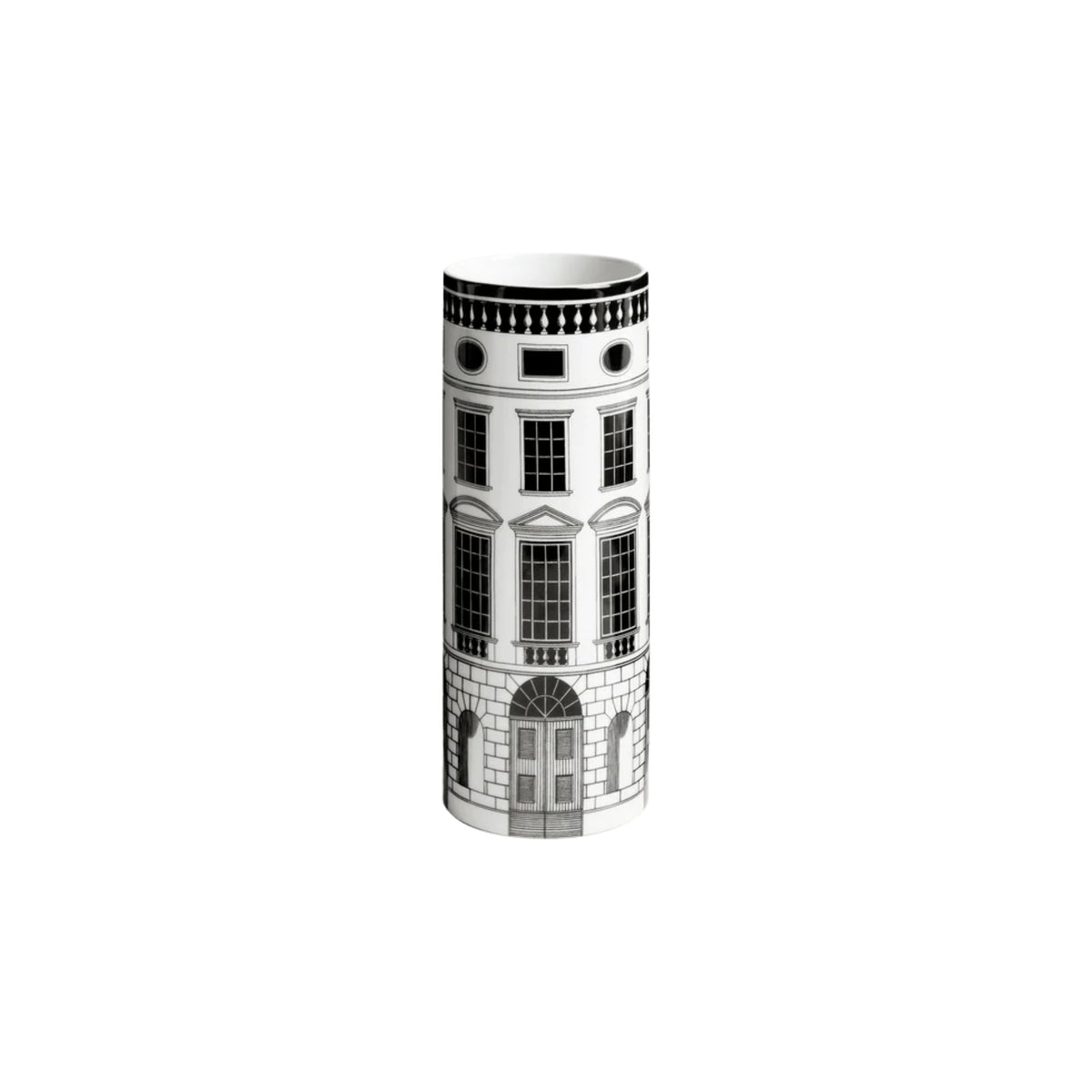 Petit vase cylindrique Fornasetti Architettura de Fornasetti | Maison Territo