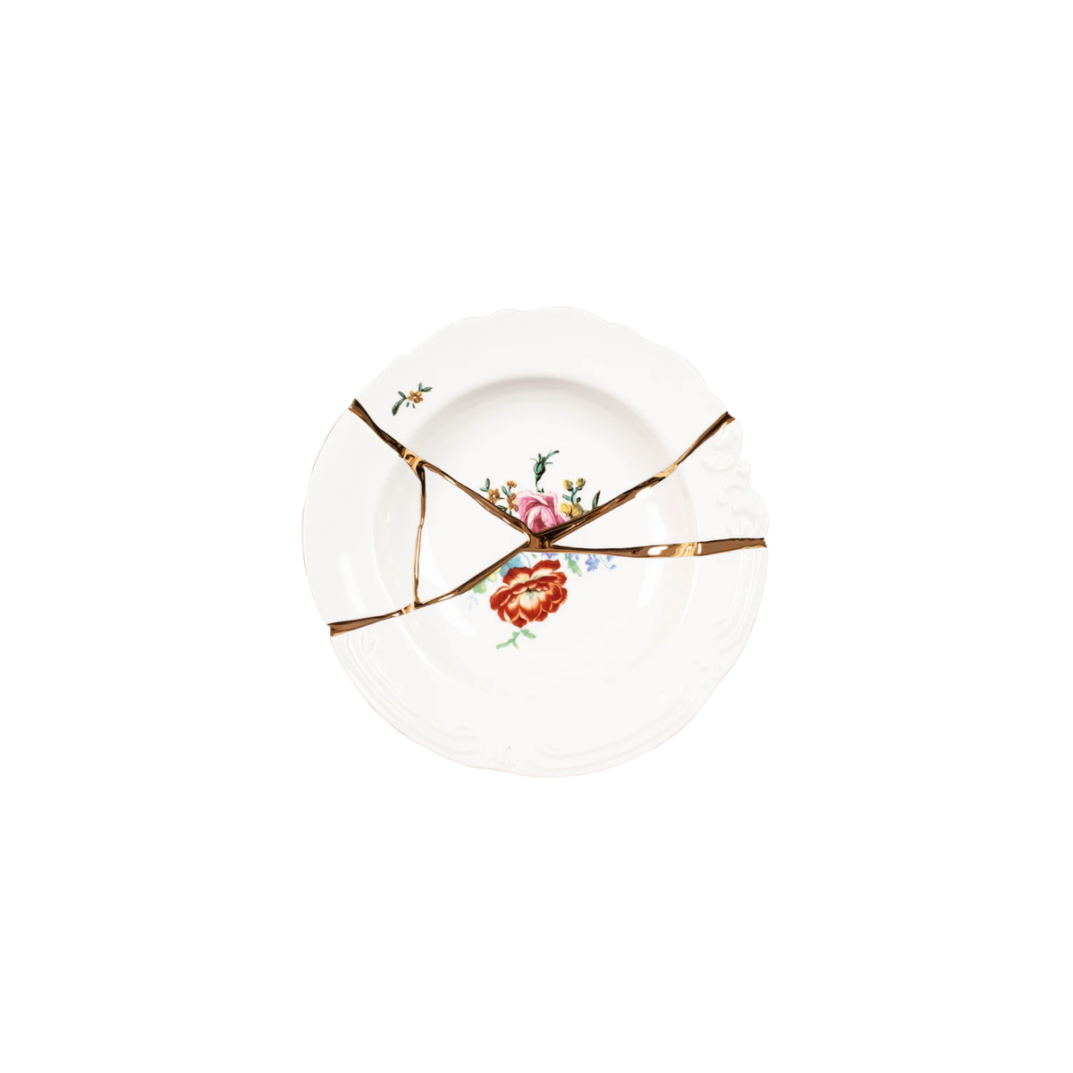 Assiette à dessert creuse Kintsugi 02 Seletti | Maison Territo