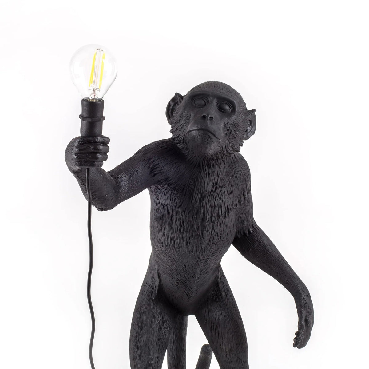 La lampe Monkey version debout noire de Seletti