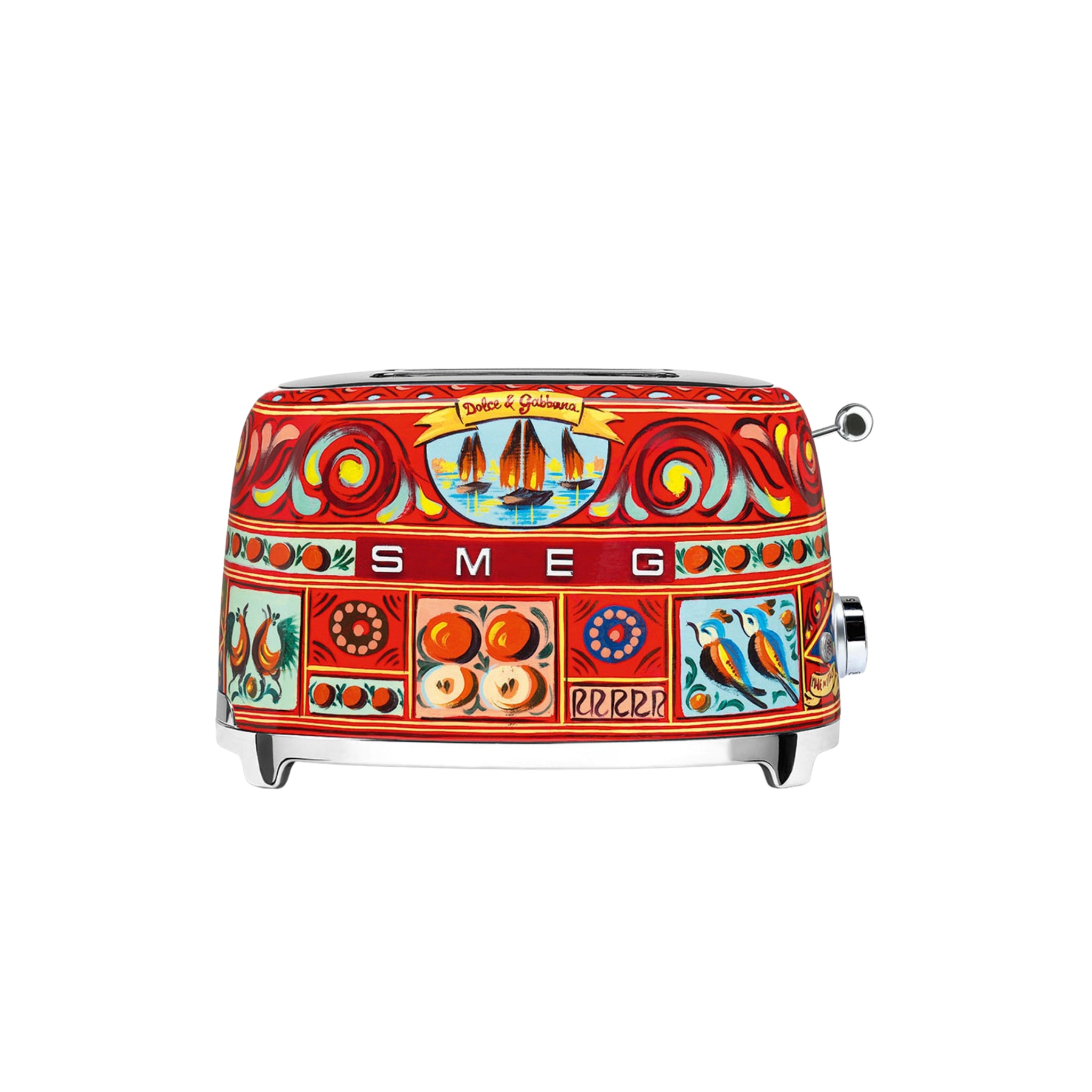 Grille-pain Sicily is my Love de Smeg et Dolce & Gabbana Casa