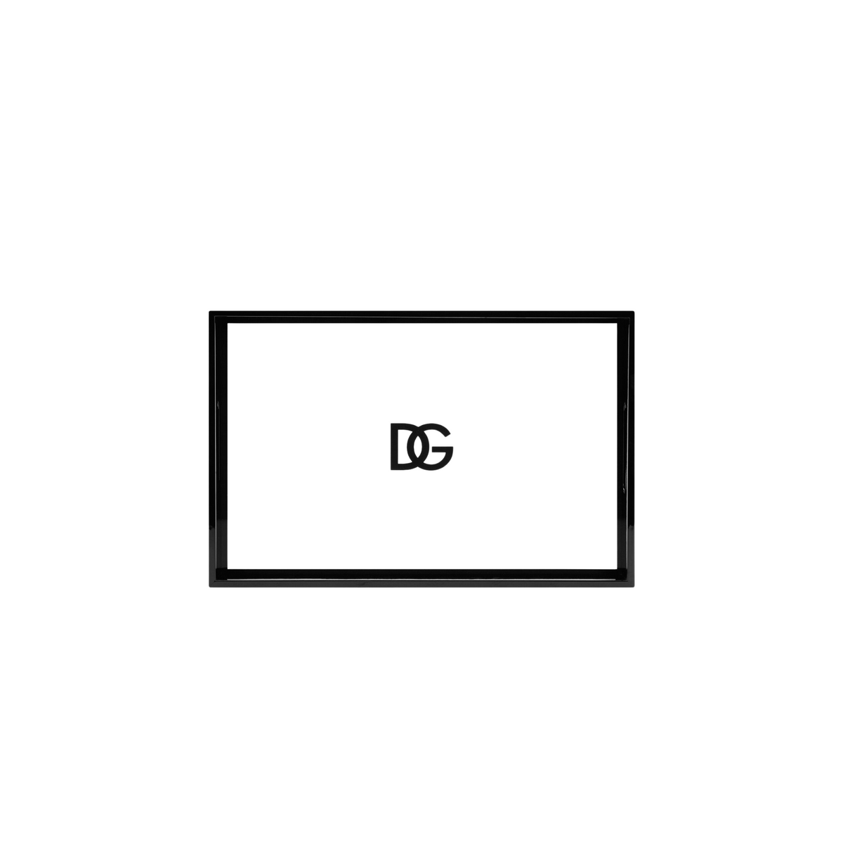 Plateau rectangulaire en bois DG logo de Dolce & Gabbana Casa