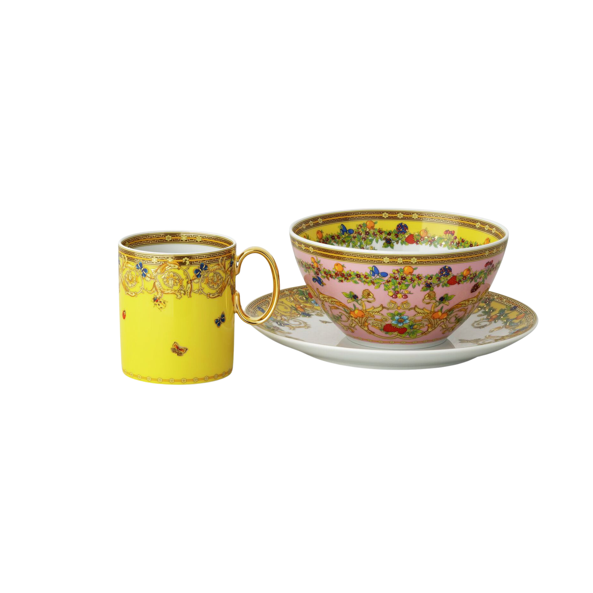 Set petit-déjeuner 3 pièces Le Jardin de Versace 30 Ans | Maison Territo