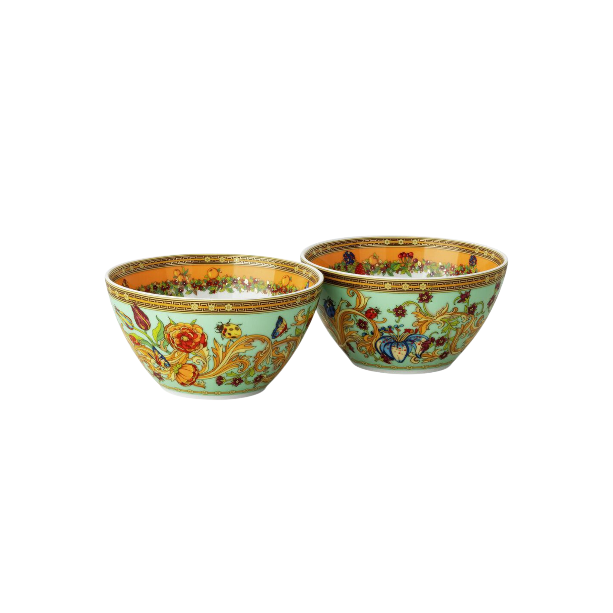 Set de 2 bols Le Jardin de Versace 30 Ans – Porcelaine | Maison Territo