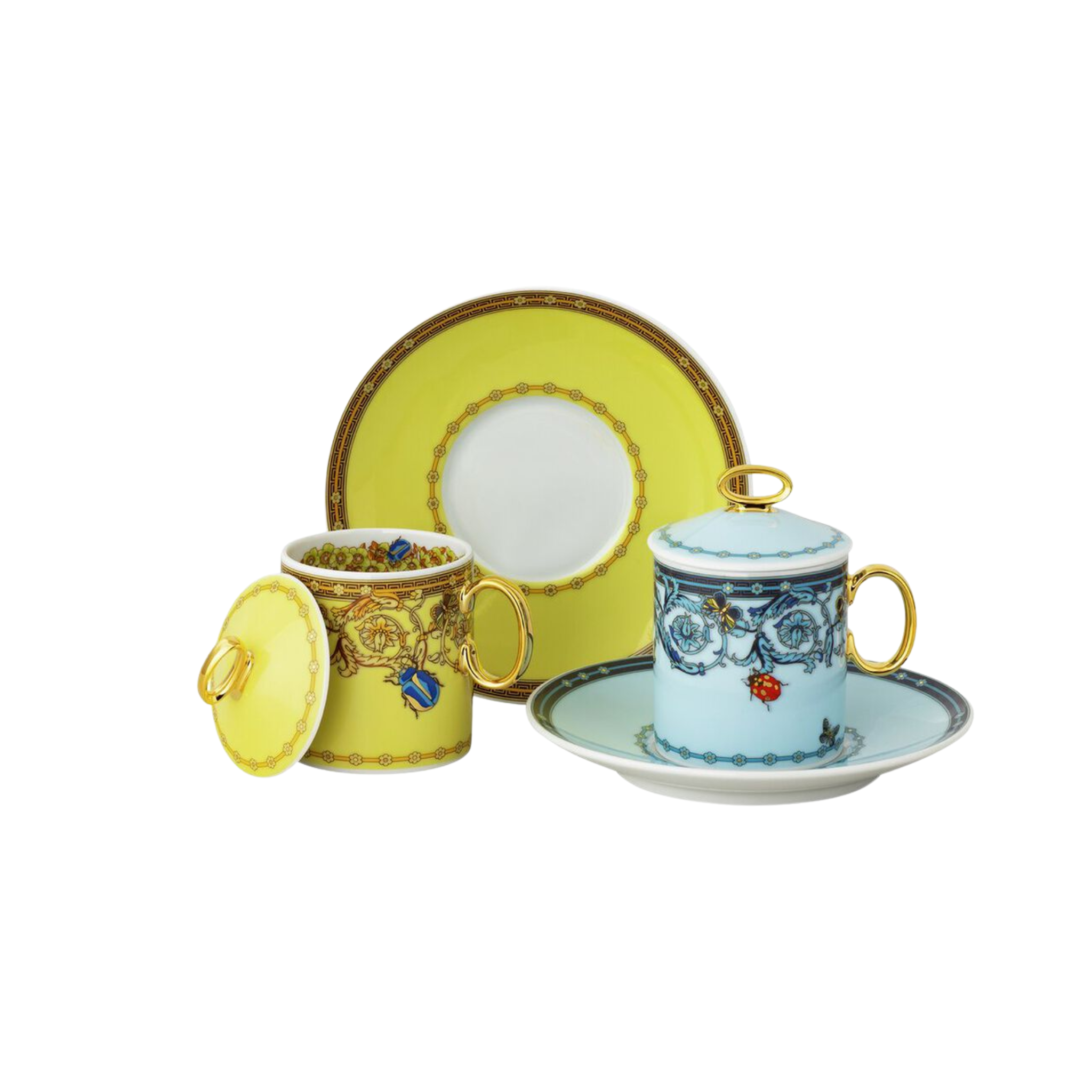 Set espresso Le Jardin de Versace 30 Ans – 6 pièces luxe | Maison Territo