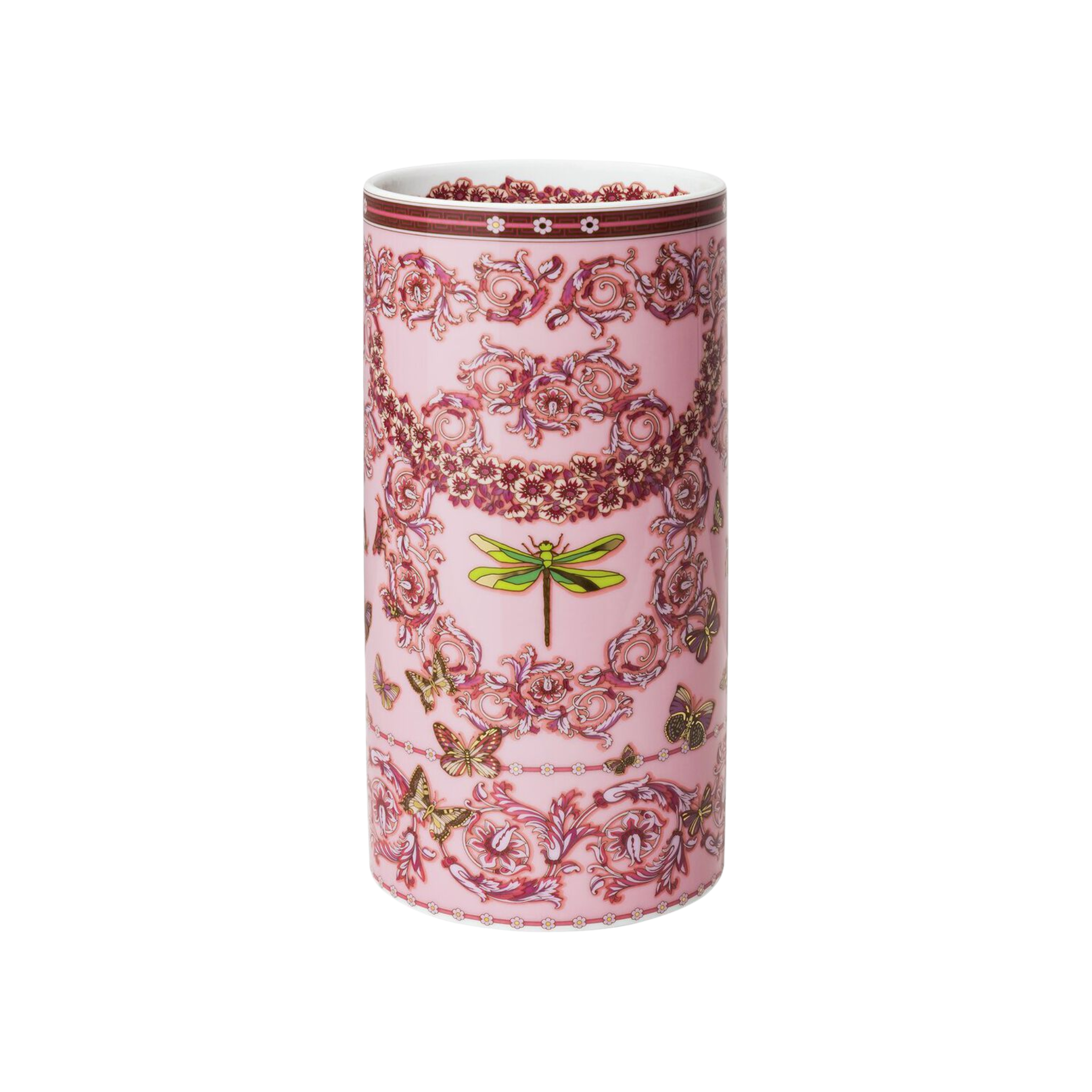 Vase Le Jardin de Versace 30 Ans – Porcelaine cylindrique | Maison Territo