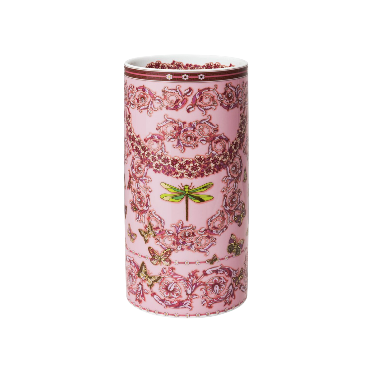 Vase Le Jardin de Versace 30 Ans – Porcelaine cylindrique | Maison Territo