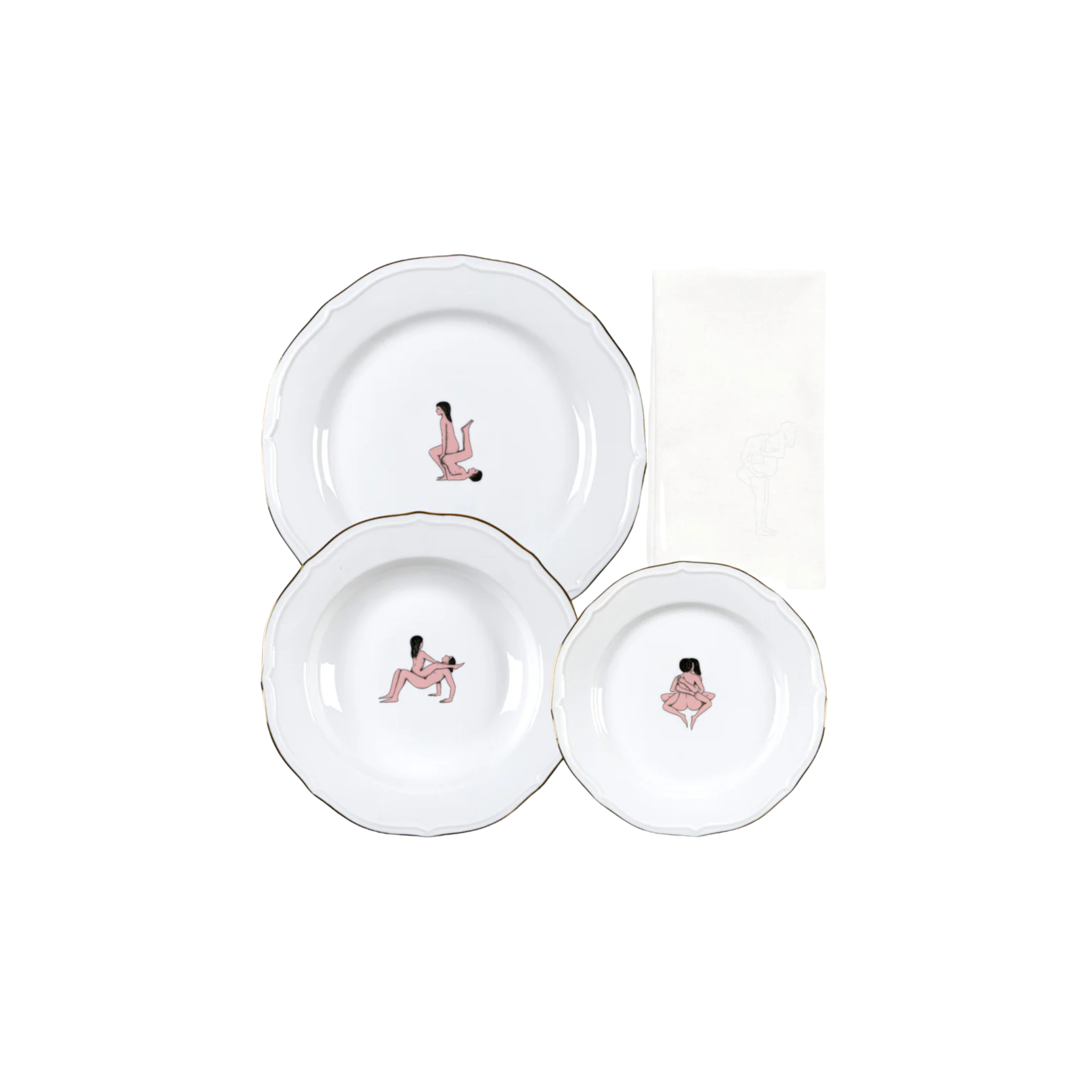 Assiette à dessert  creuse Kintsugi 02 de Seletti | Maison Territo