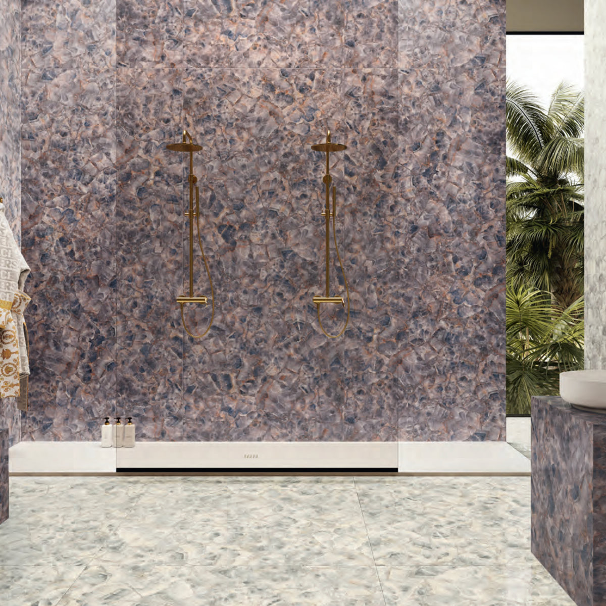 Céramique Ametista Collection Gemstone de Versace Ceramics