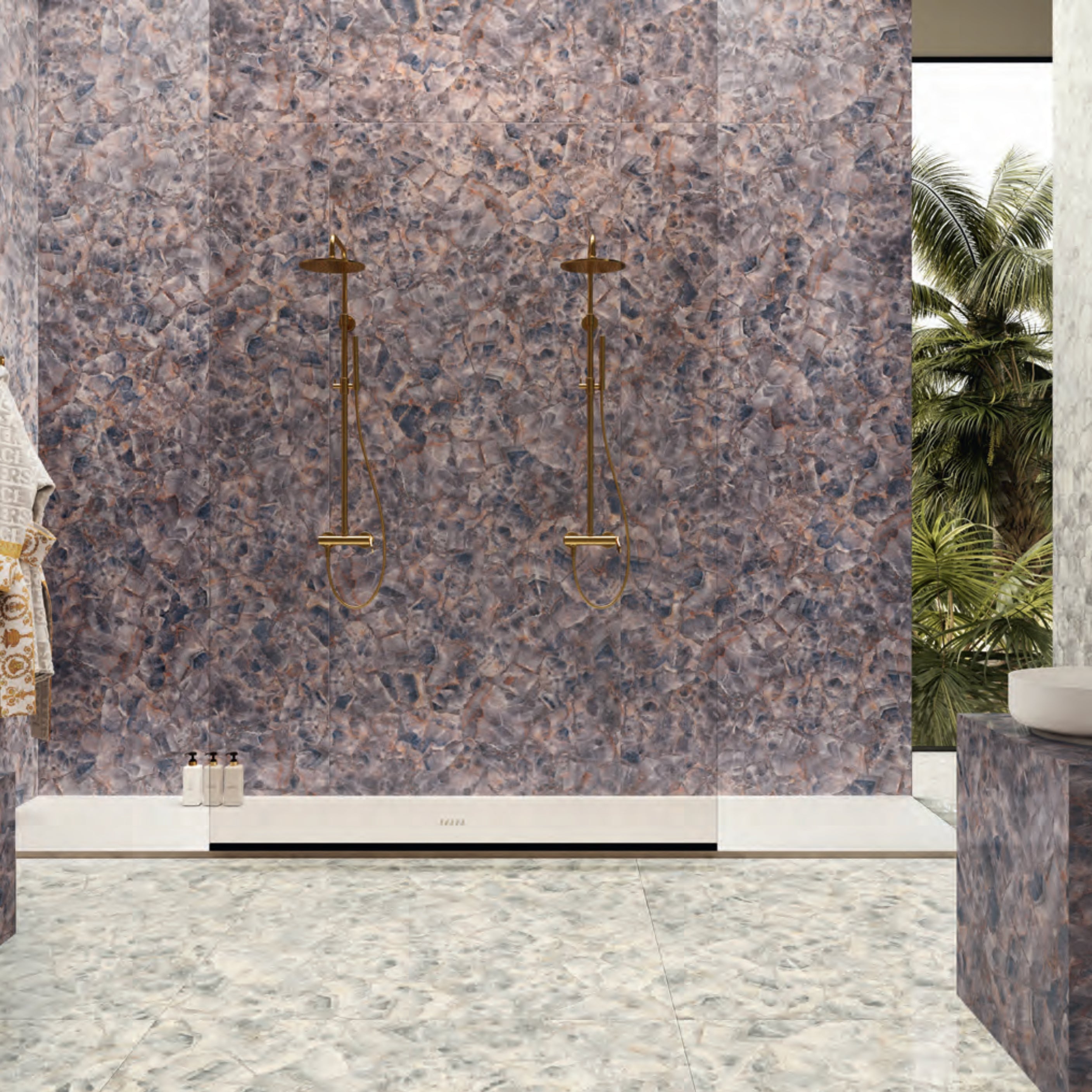 Céramique Ametista Collection Gemstone de Versace Ceramics