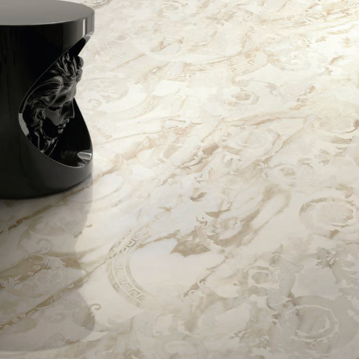 Calacatta Bright Megabarocco Ceramic