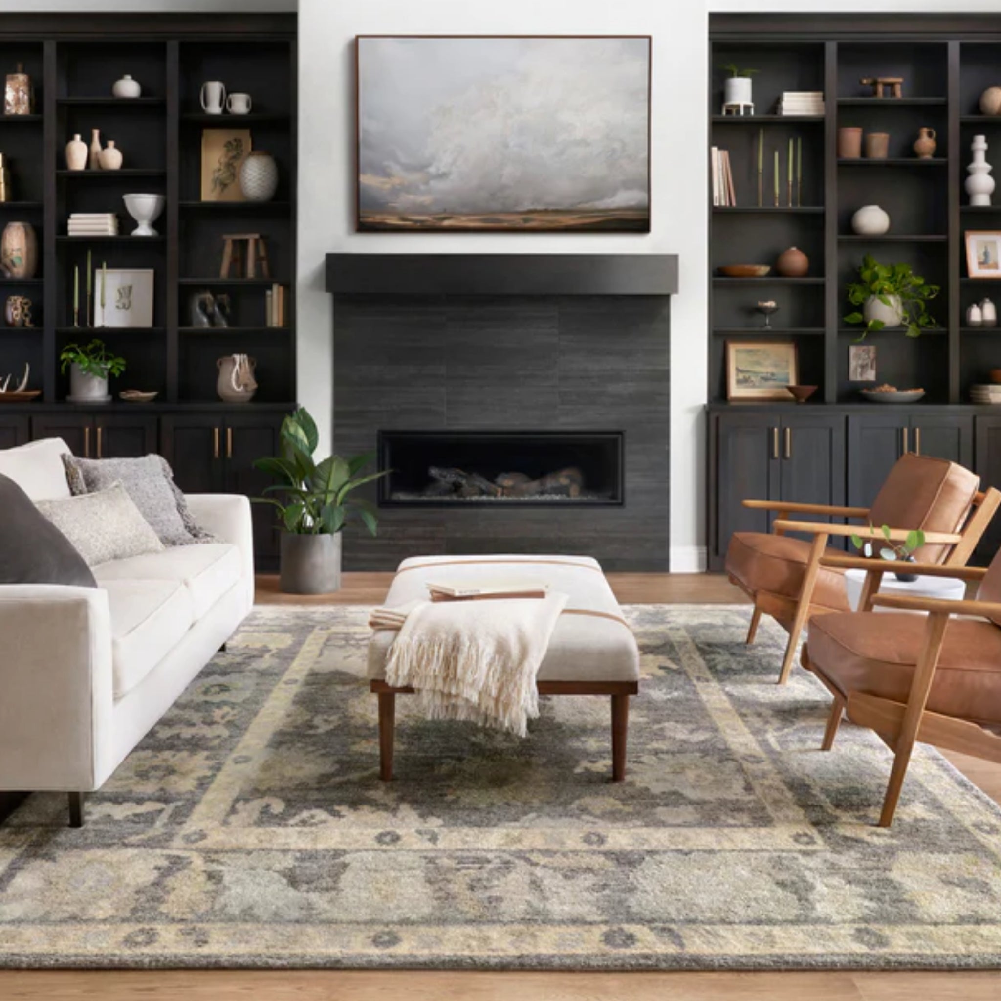 Tapis Clement Midnight de Loloi