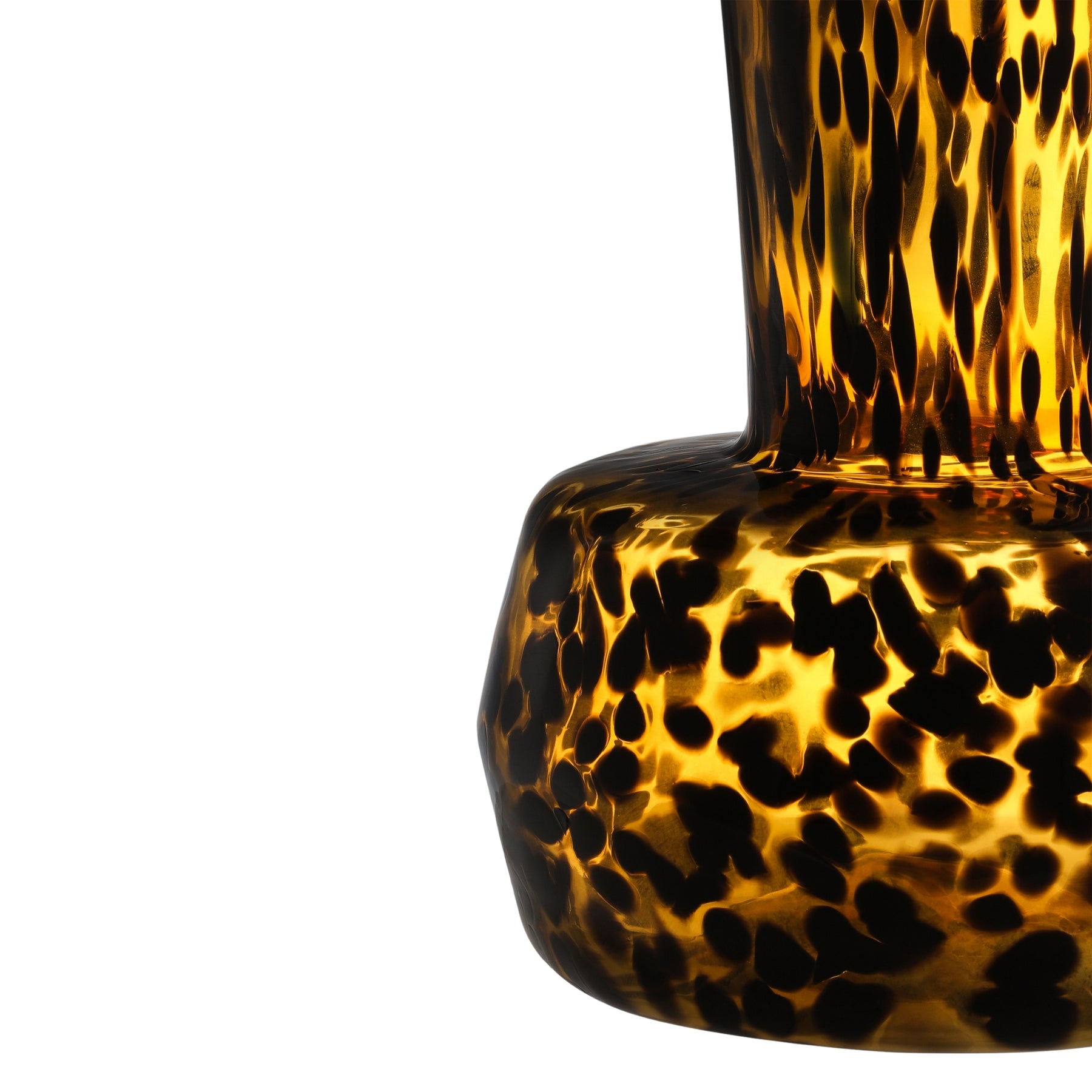 Carafe à vin léopard en verre de Murano de Dolce & Gabbana Casa