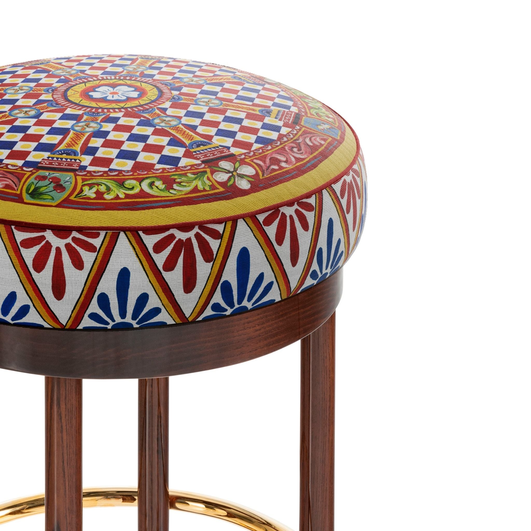 Tabouret de bar Volturno de Dolce & Gabbana Casa