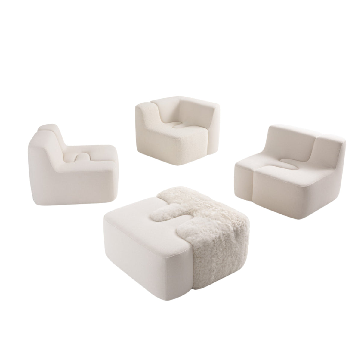 Canapé Modulaire Fendi F-Affair de Fendi Casa