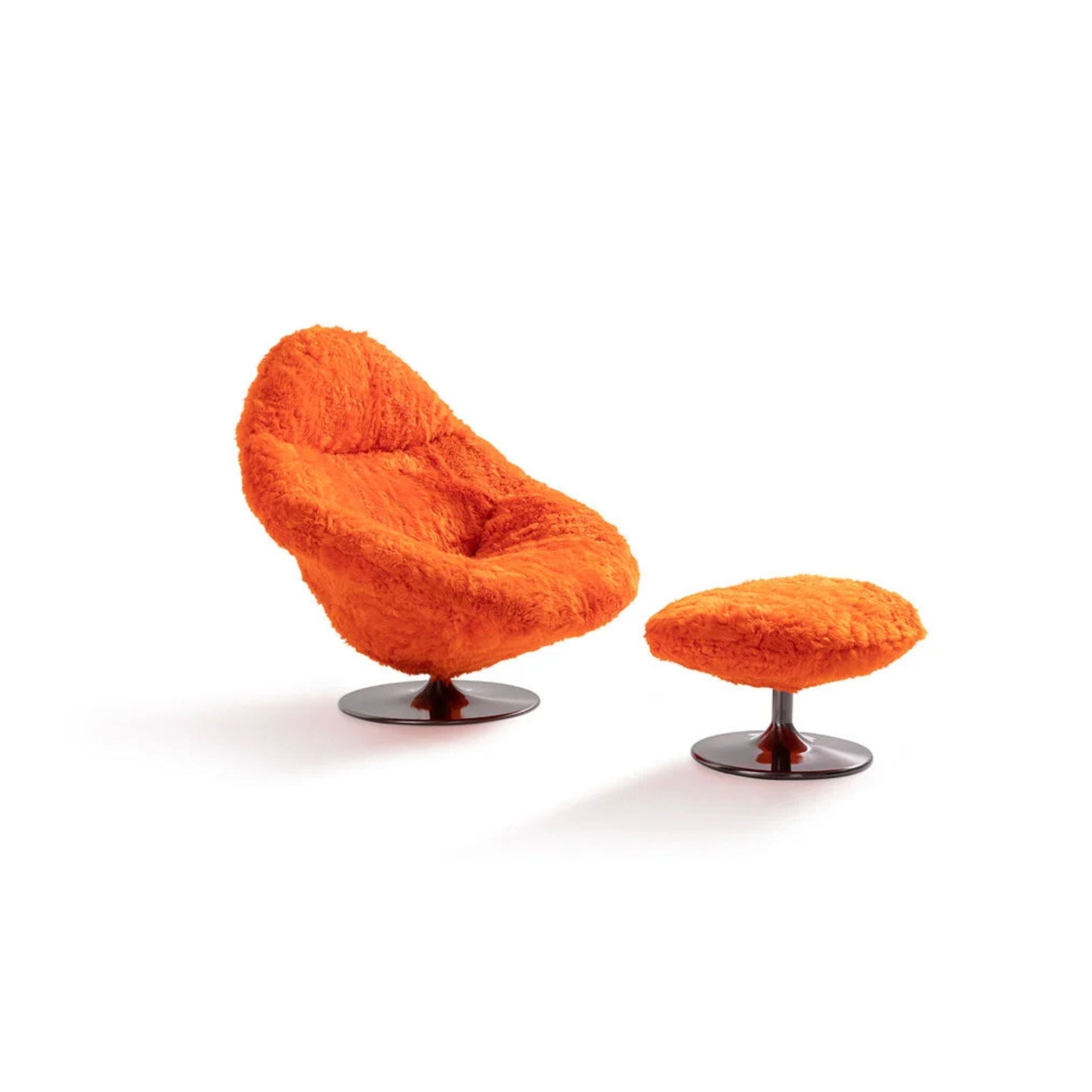 Fauteuil pivotant Groove & Groovy de Fendi Casa