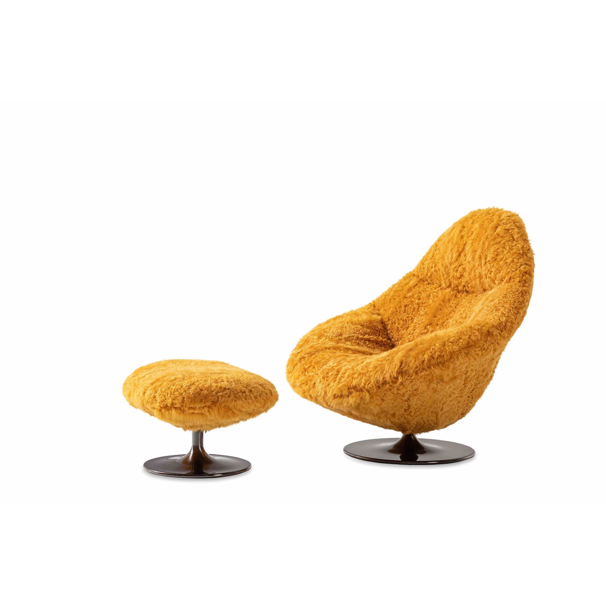 Fauteuil pivotant Groove & Groovy de Fendi Casa