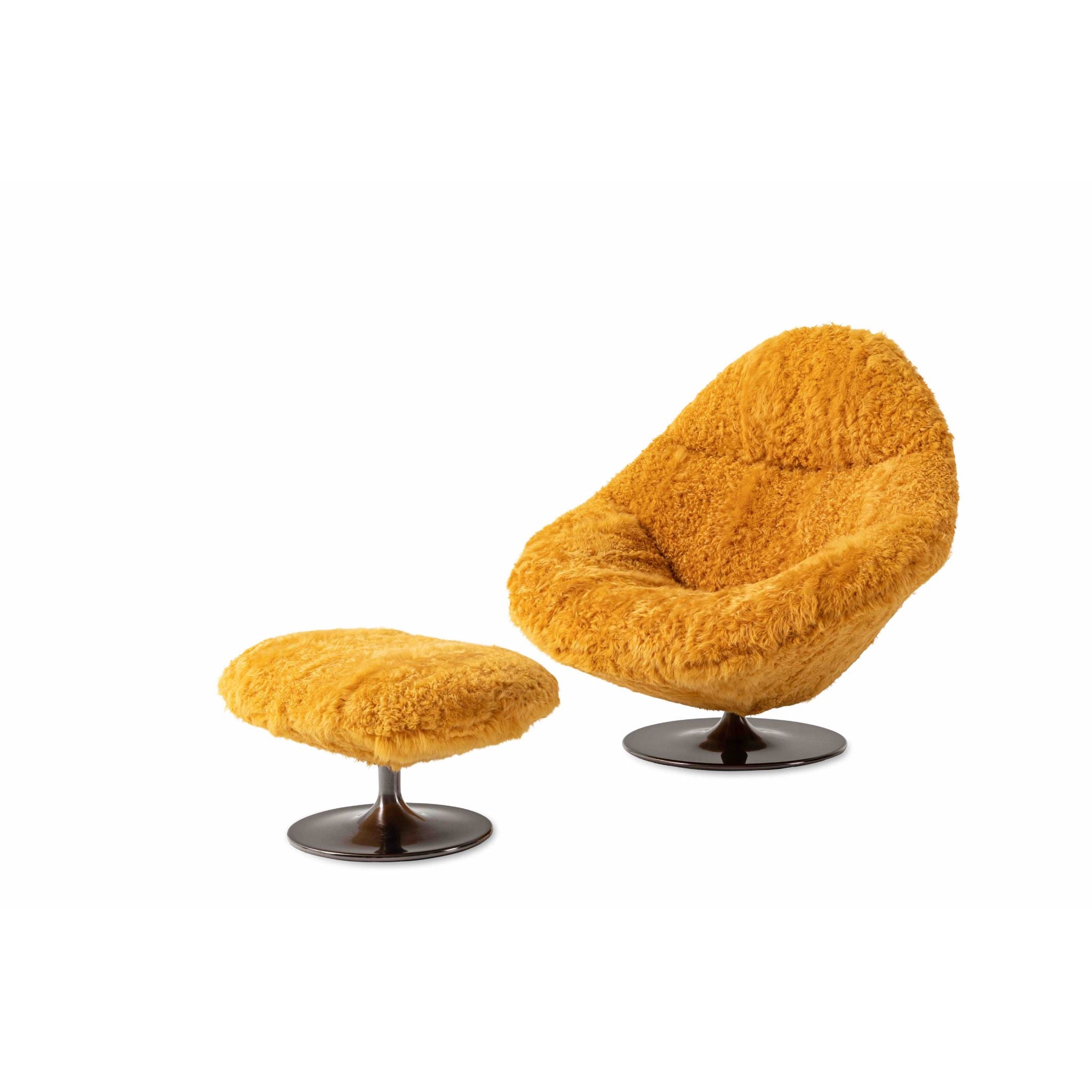 Fauteuil pivotant Groove & Groovy de Fendi Casa