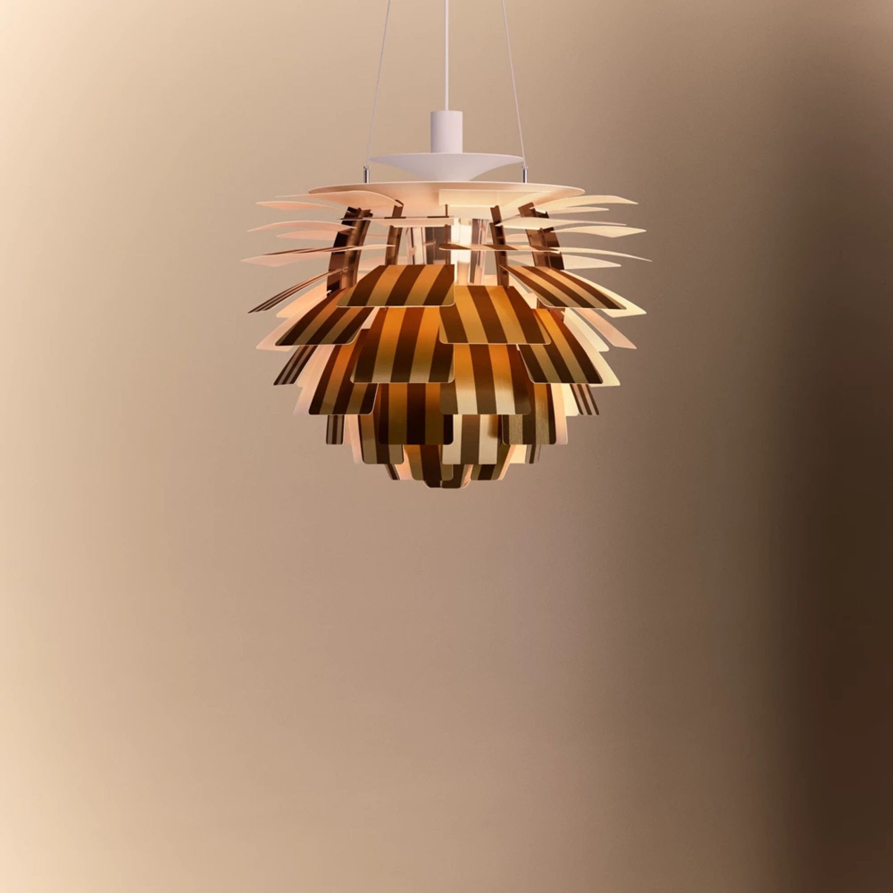 Luminaire suspendu Pequin Stripes PH Artichoke de Fendi Casa