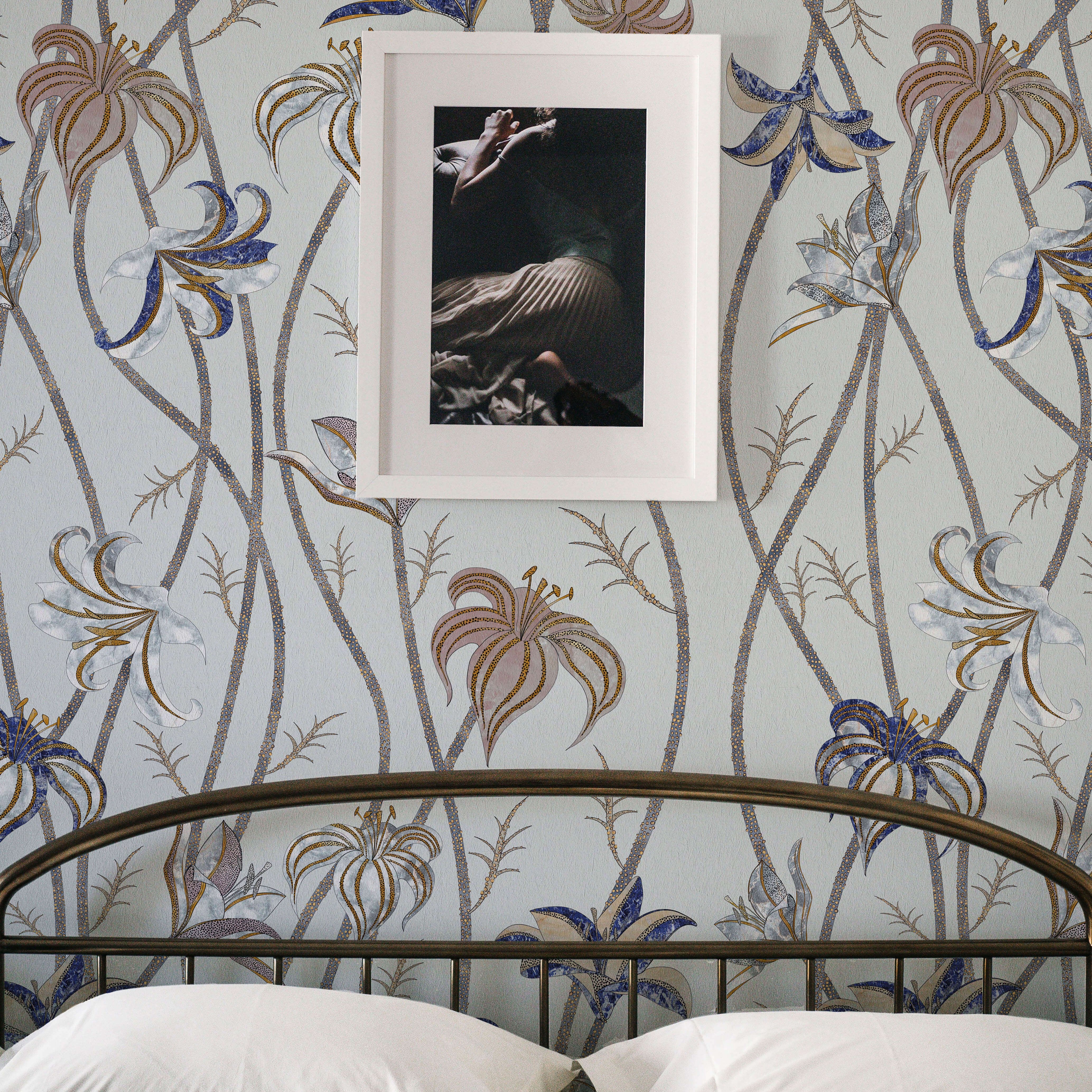 Papier peint Fiori Ghiaccio