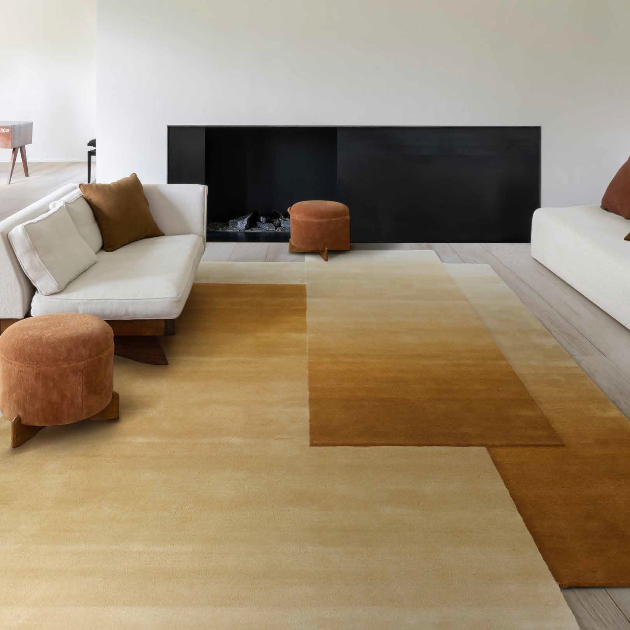 Tapis Halo Aurora Gold de Mohebban