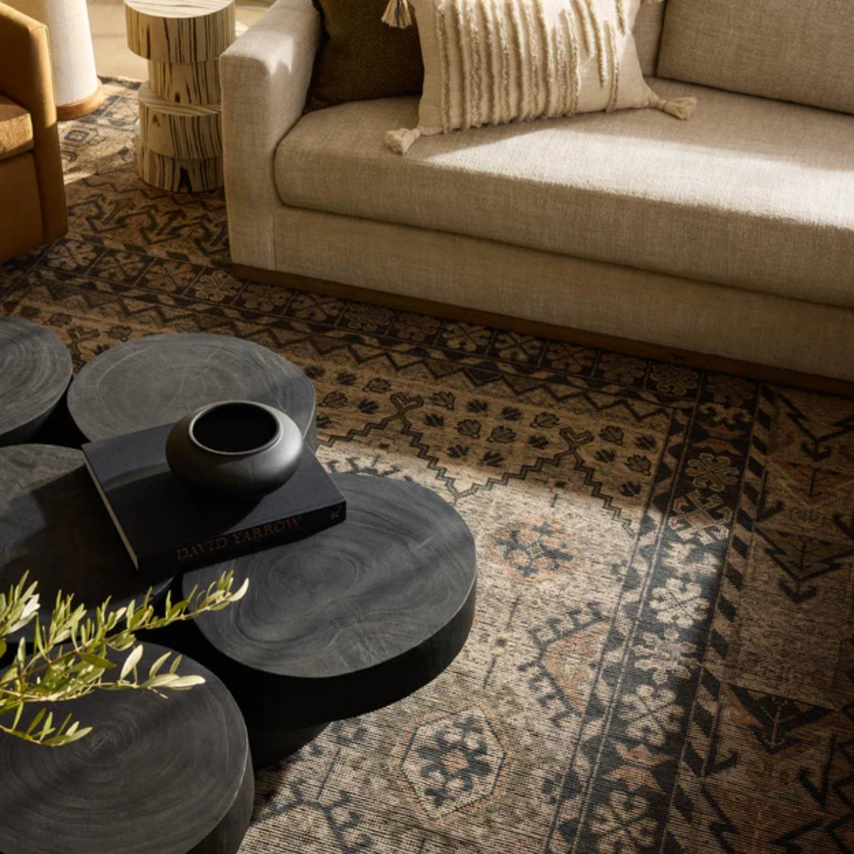Tapis Heirloom Bone de Loloi