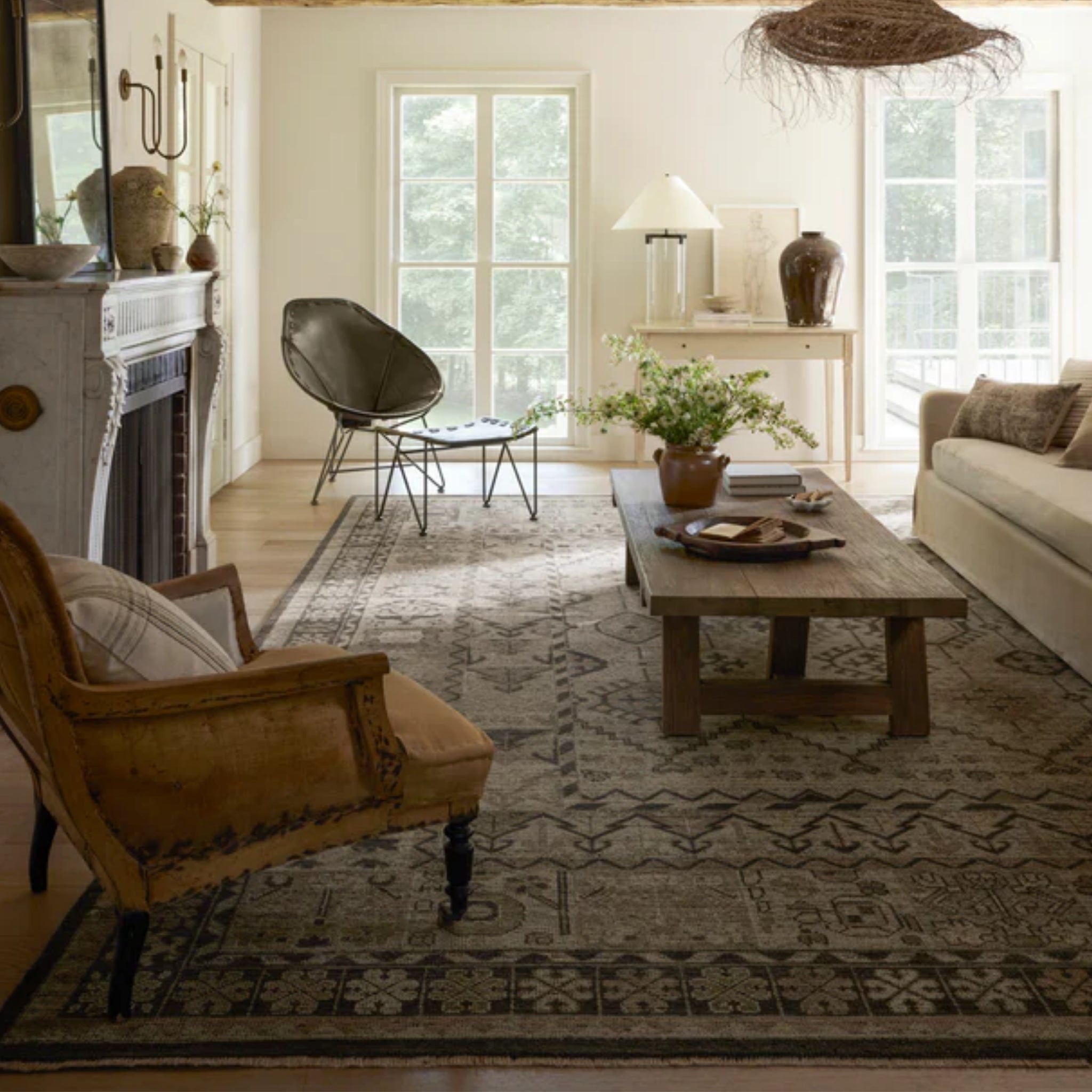 Tapis Heirloom Bone de Loloi