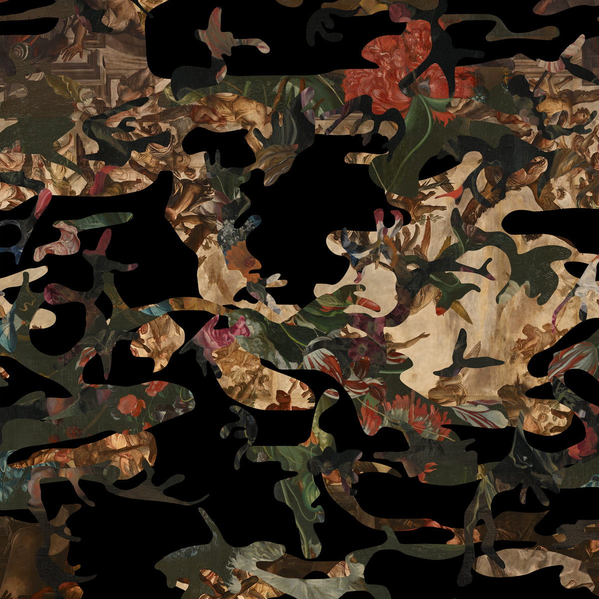 Papier peint Hidden in Plain Sight Black Edition de MaVoix