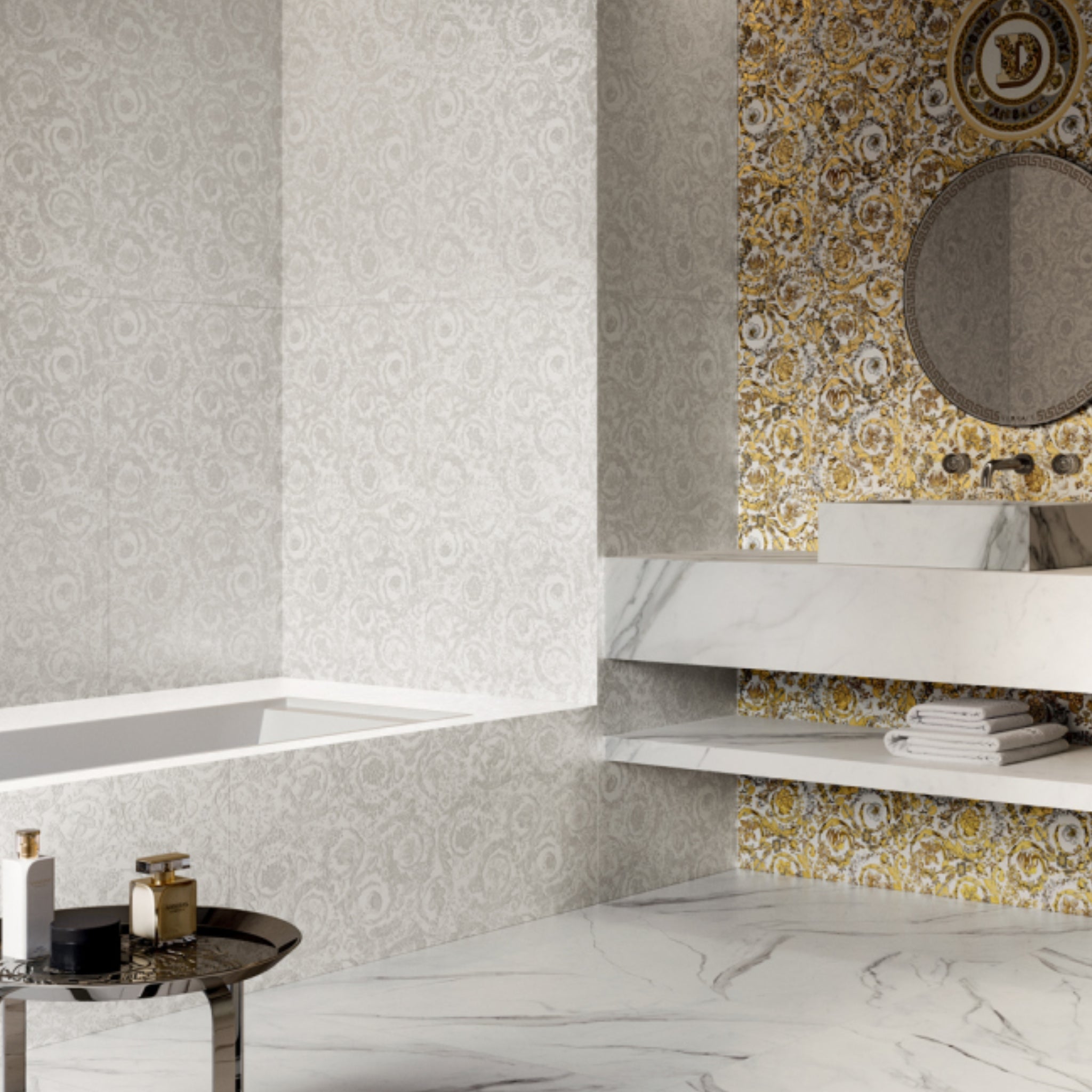 Céramique Barocco Garden White de Versace Ceramics
