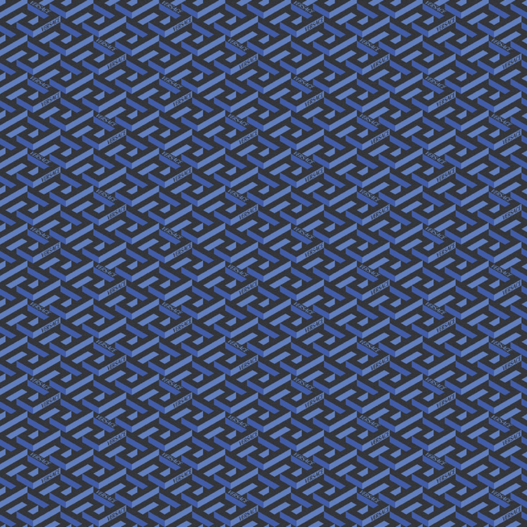 Céramique La Greca Midi Blue de Versace Ceramics
