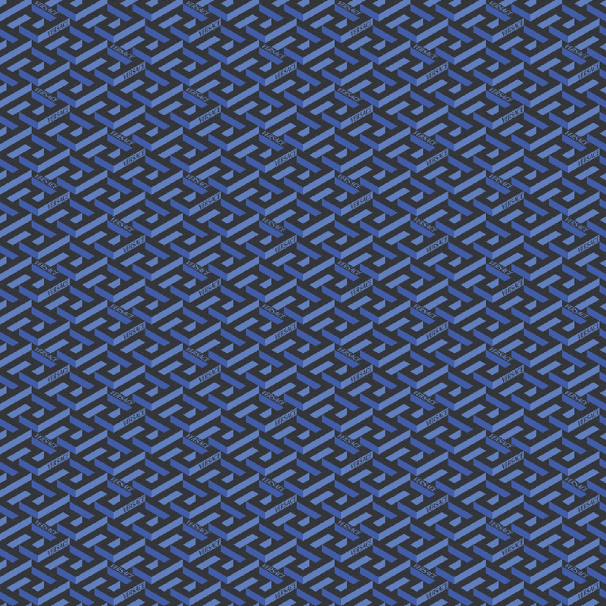 Céramique La Greca Midi Blue de Versace Ceramics