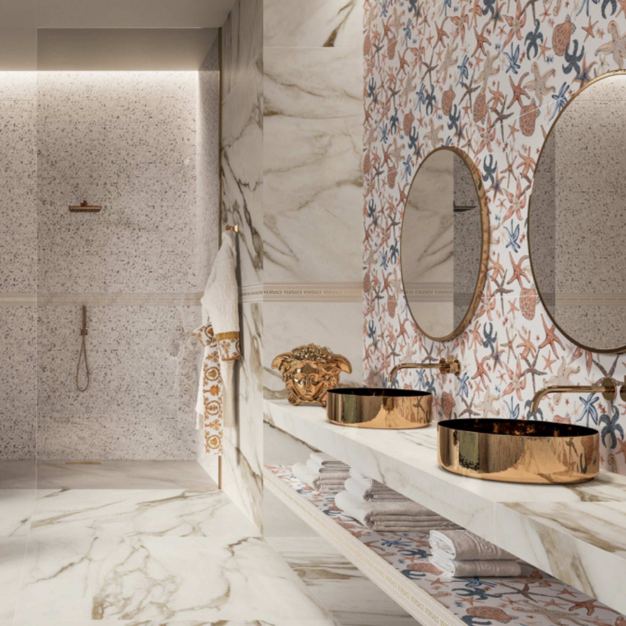 Céramique Tresor de la Mer White de Versace Ceramics