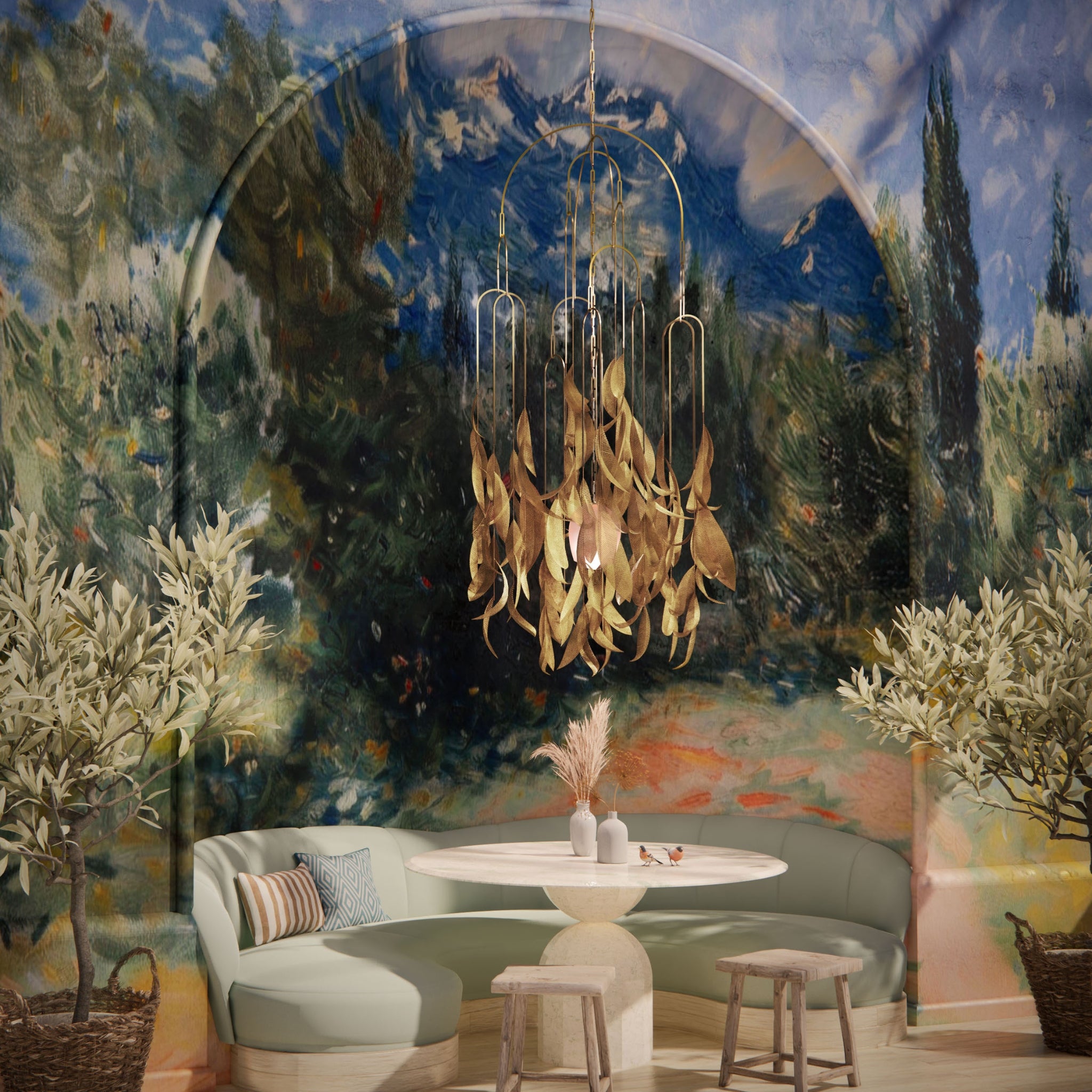 Luminaire suspendu Saule - L - 01 de Larose Guyon