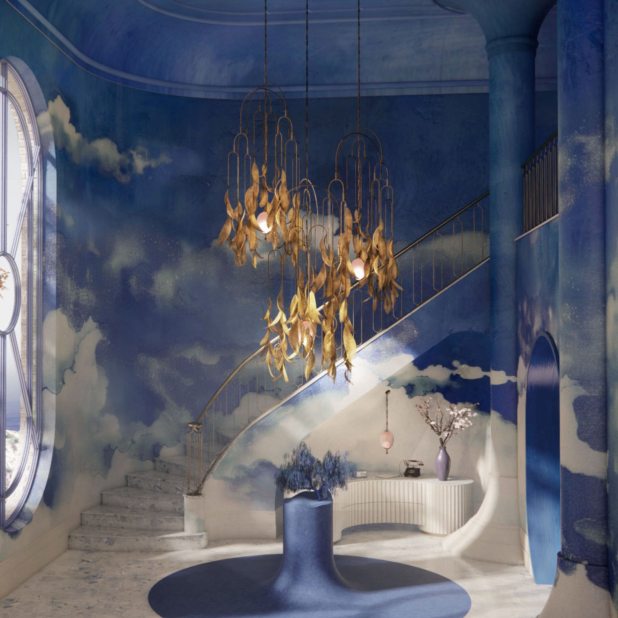 Luminaire suspendu Saule - L - 03 de Larose Guyon