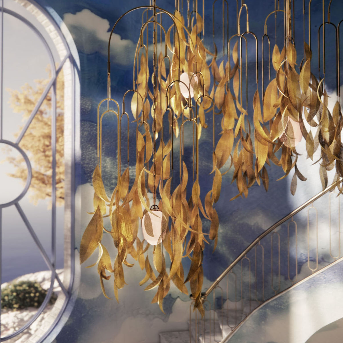 Luminaire suspendu Saule - L - 03 de Larose Guyon